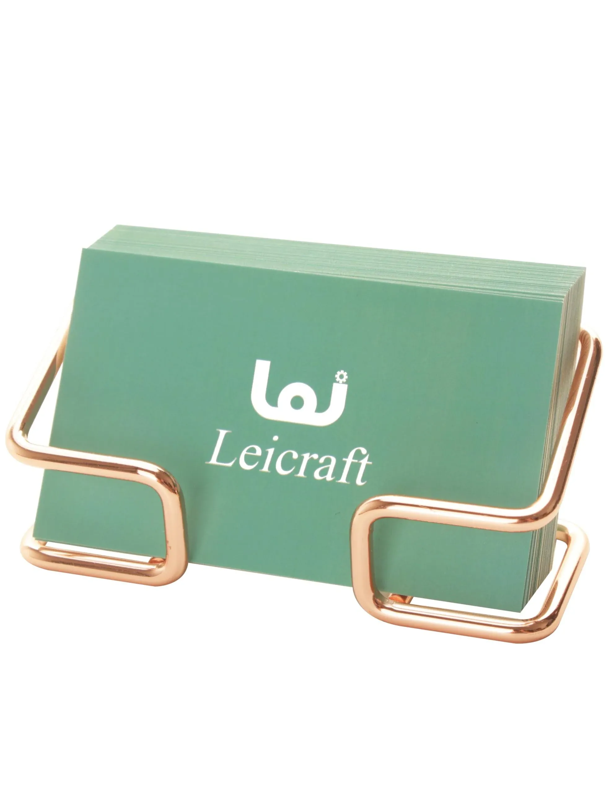 Leicraft Business Card Holder for Desk, Cute Metal Organizers and... 