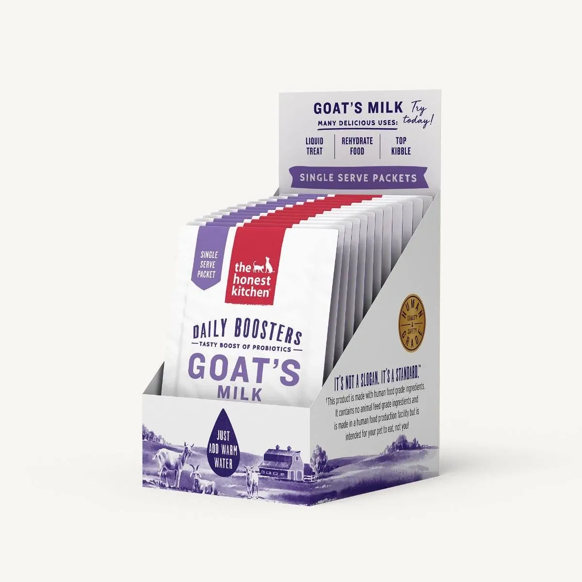 The Honest Kitchen Instant Goat's Milk with Probiotics - 12 Pack