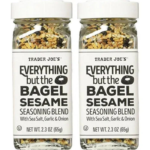 Pack de 3 | Trader Joe's Todo Menos la Mezcla de Condimentos de Sésamo para Bagel, 2.3 oz