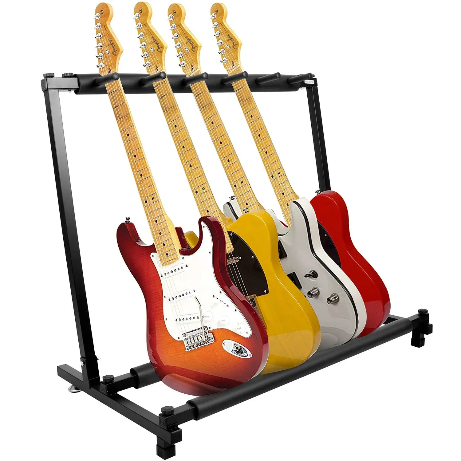 Kuyal 5 Holder Guitar Stand,Multi-Guitar Display Rack Folding Stand Band Stage ...