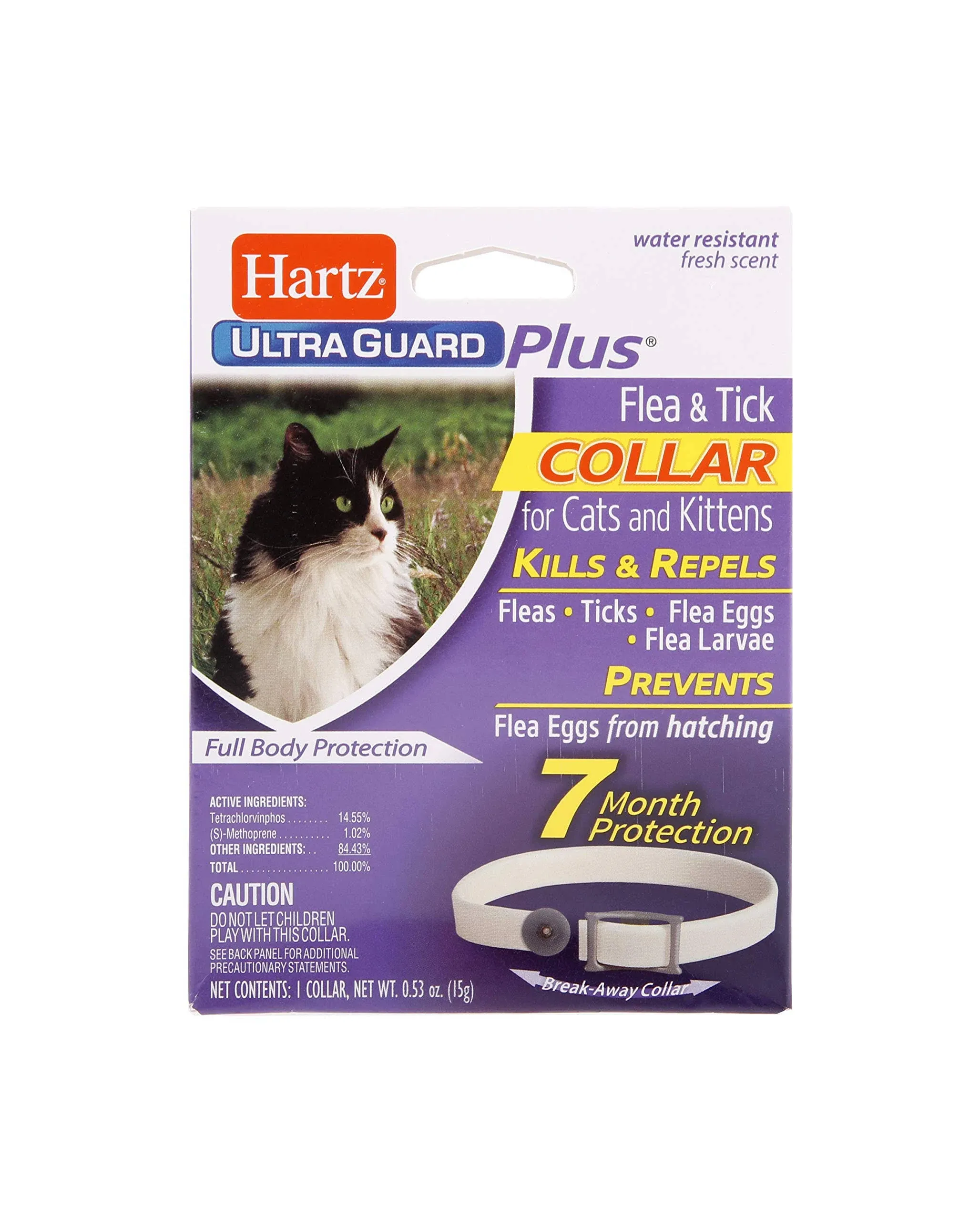 Hartz UltraGuard Plus Flea & Tick Collar for Cats and Kittens