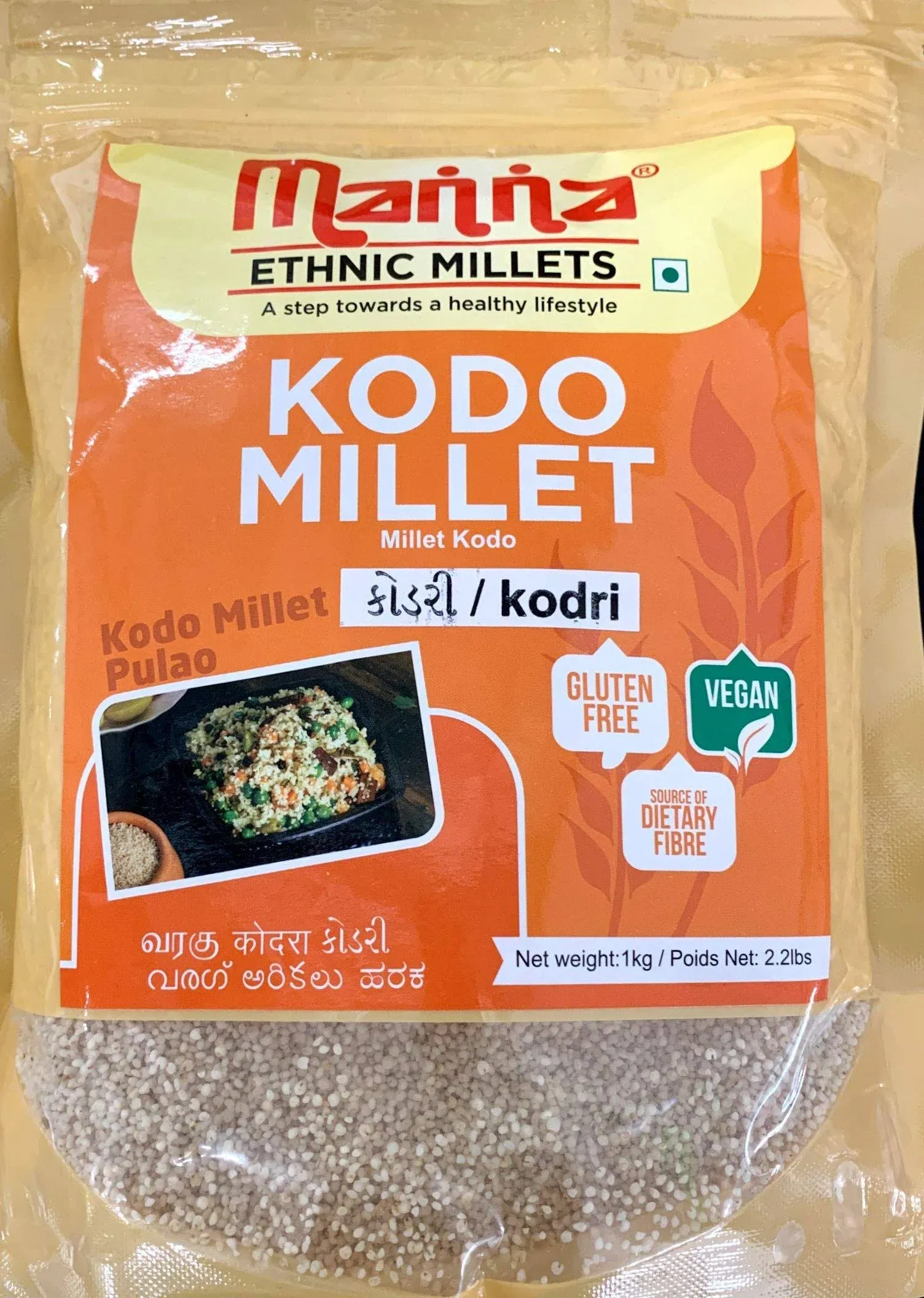 Manna Kodo Millet - 1 Kgs