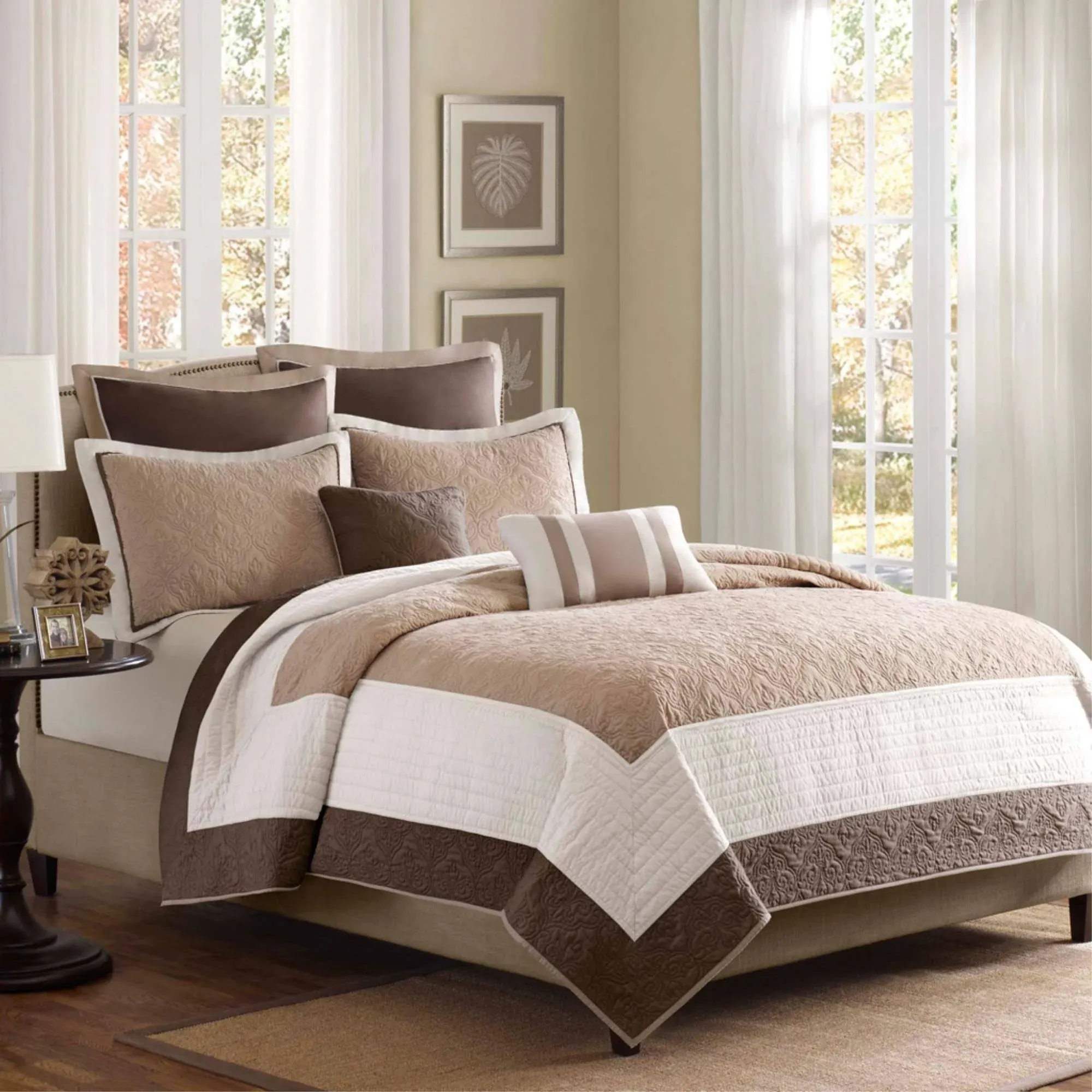 Madison Park Attingham 7 Piece Coverlet Set