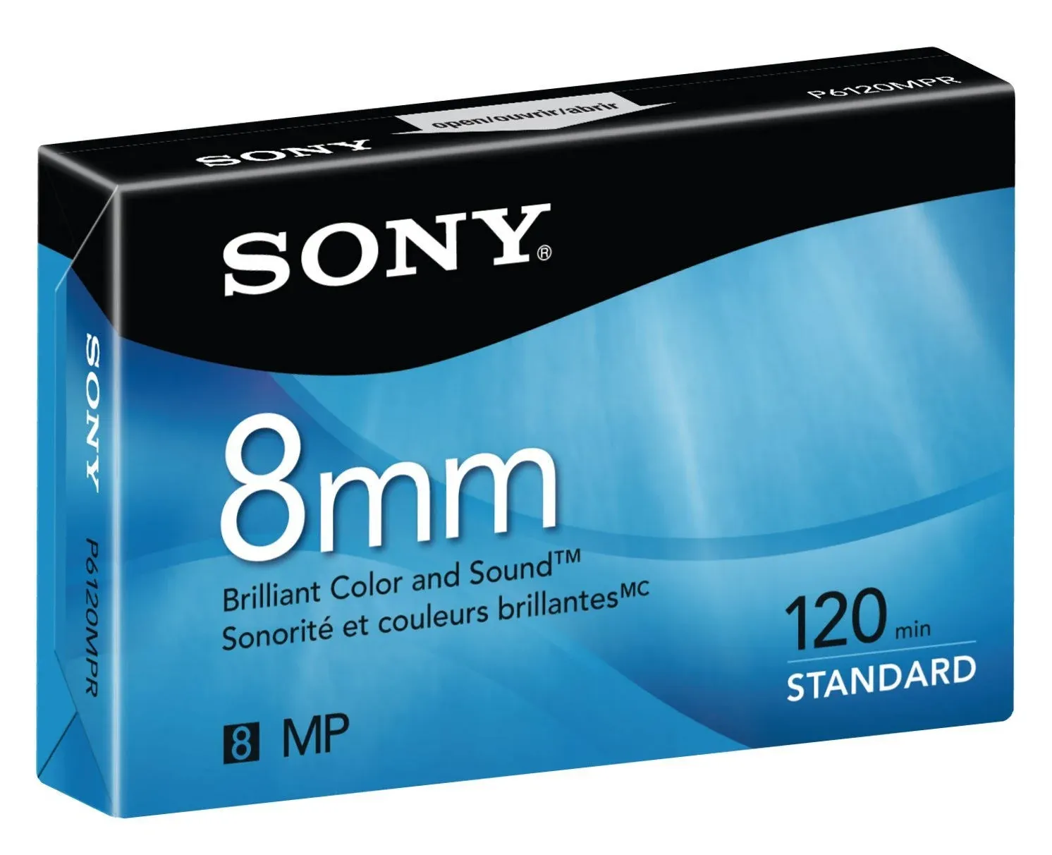 Sony Metal MP Video 8 NTSC 120 P6-120MP New Cassette Tape