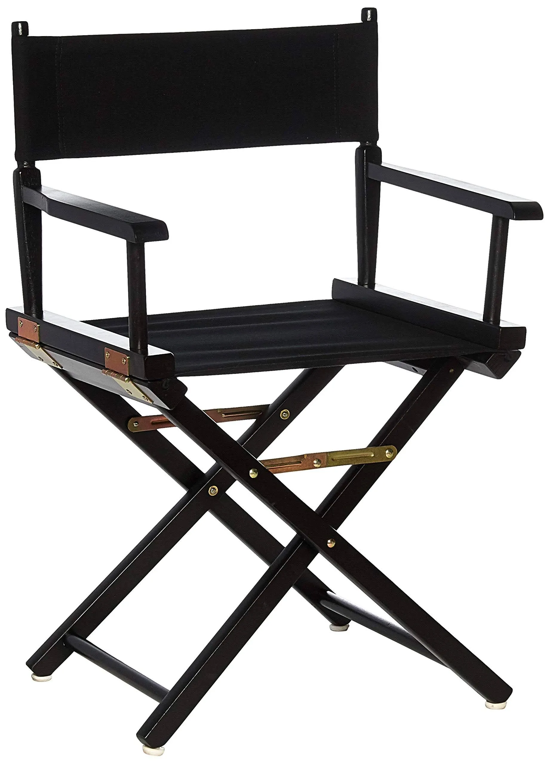 Casual Home Director's Chair Frame-Black Canvas