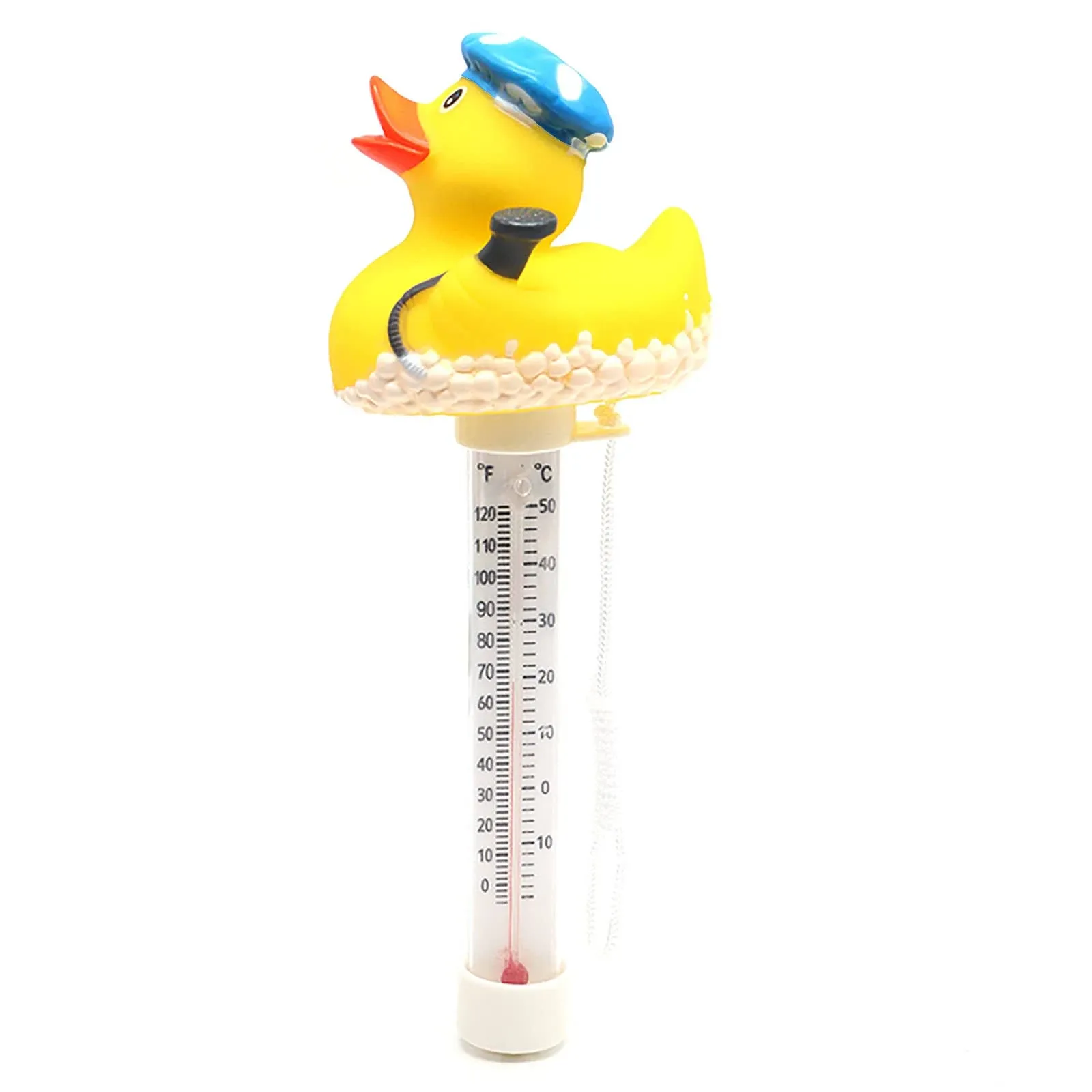  Floating Pool Thermometer, Large Size Easy Read for Water Temperature Duck01