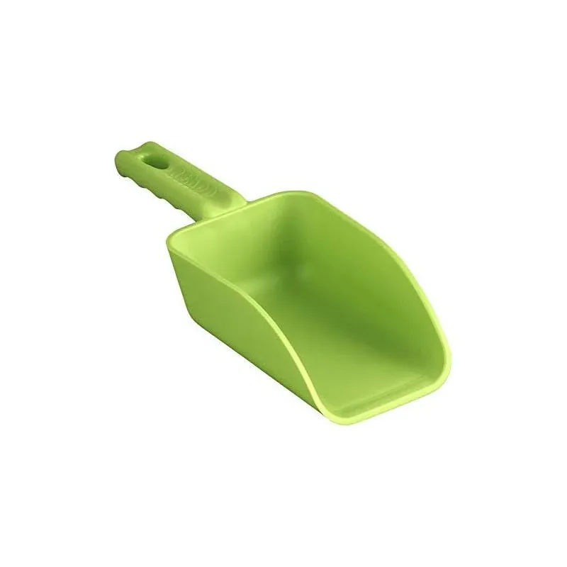 Plastic Hand Scoop - BPA-Free Food-Safe Kitchen Utensils, 16 oz, Lime