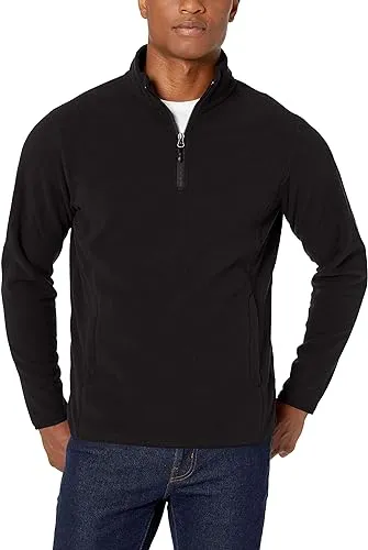 Amazon Essentials Men's Quarter-Zip Polar Fleece Jacket