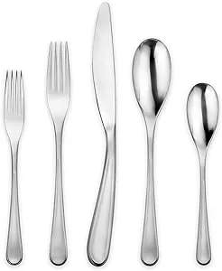 Oneida Cape 75 Piece Fine Flatware Set, Service for 12 - 18/10 Stainless