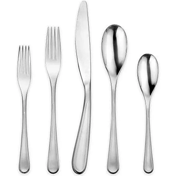 Oneida Cape 75 Piece Fine Flatware Set, Service for 12 - 18/10 Stainless