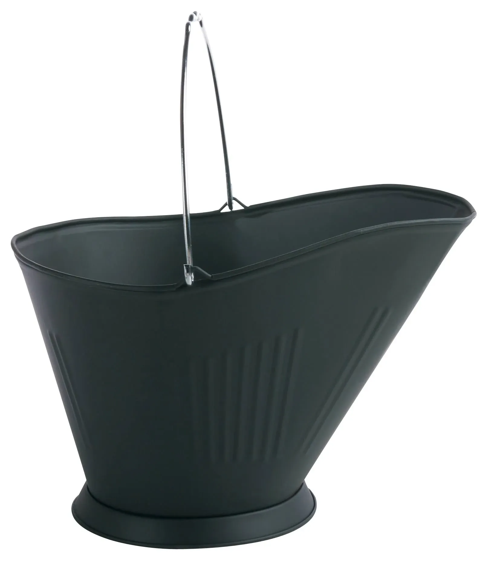 Panacea Products  Black Powder Coated Steel Ash Bucket