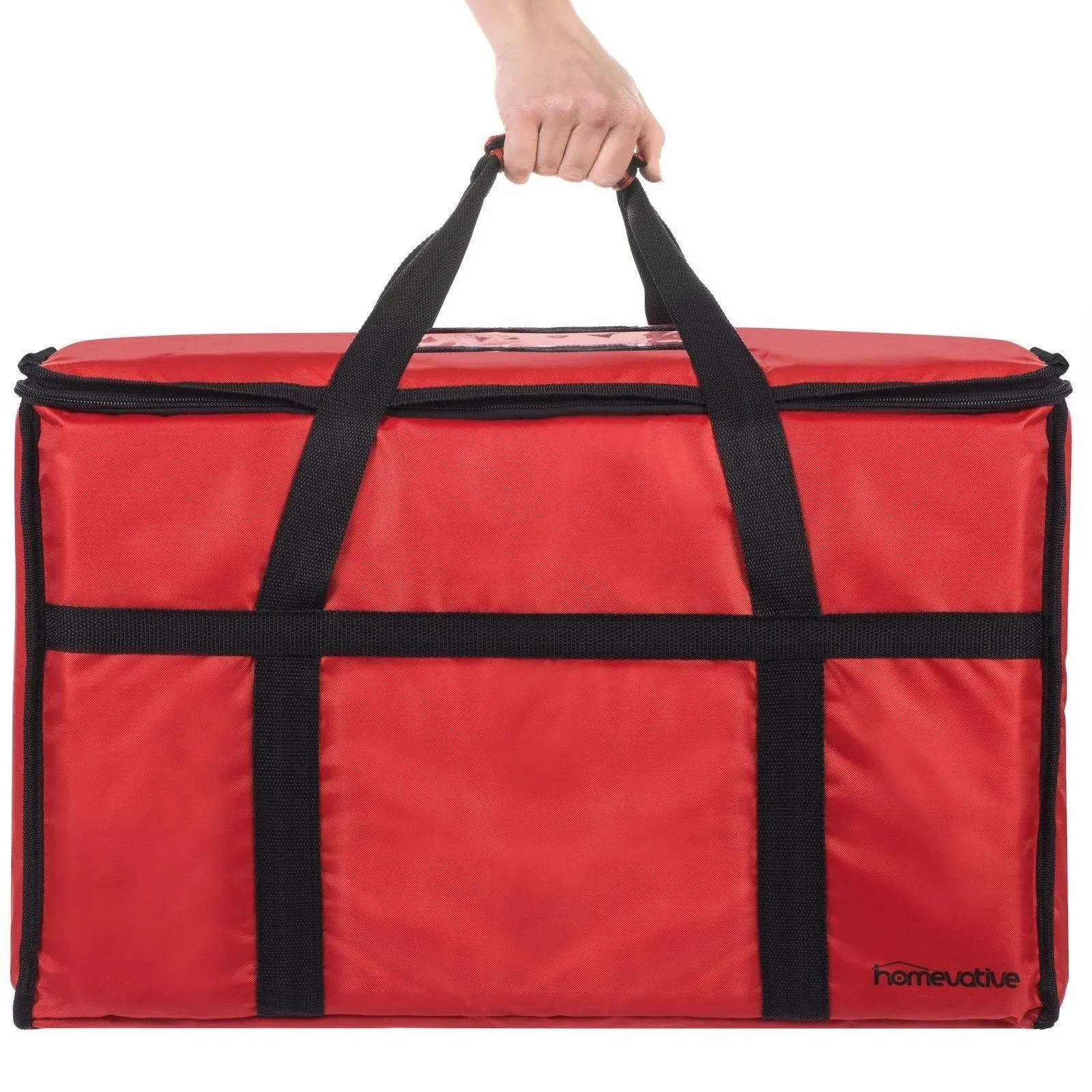 Insulated Food &amp; Grocery Delivery Bag - Durable Nylon - Lifetime Guarantee