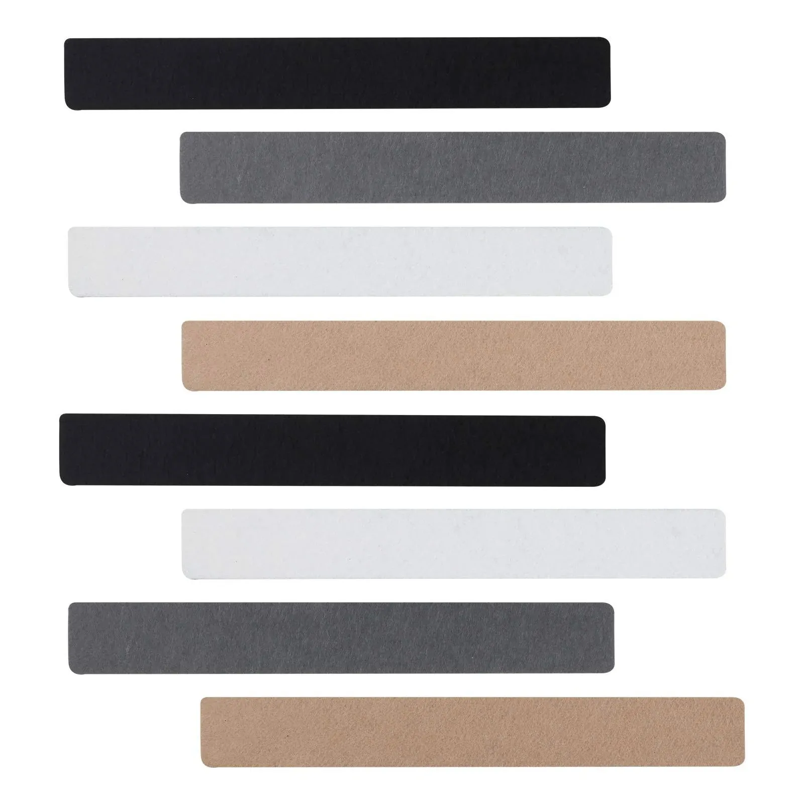 Afumazi 8pcs Felt Board Tile Bulletin Board Bar Strip for Wall, Self-Adhesive ...