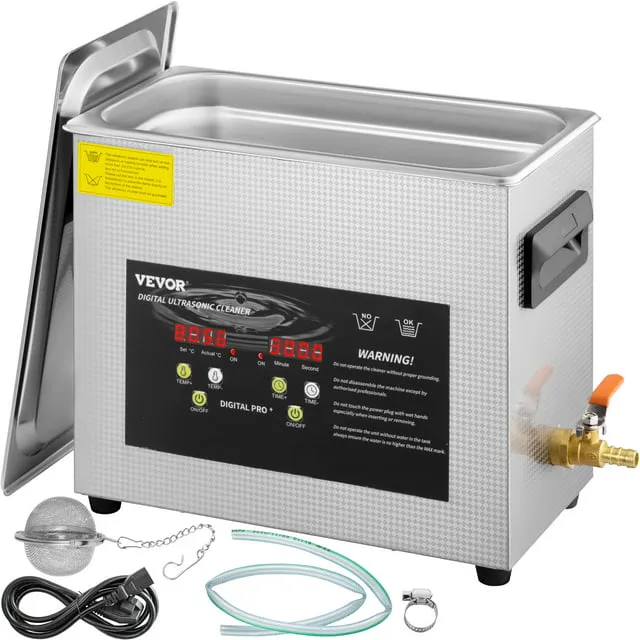 VEVOR 6L Upgraded Ultrasonic Cleaner