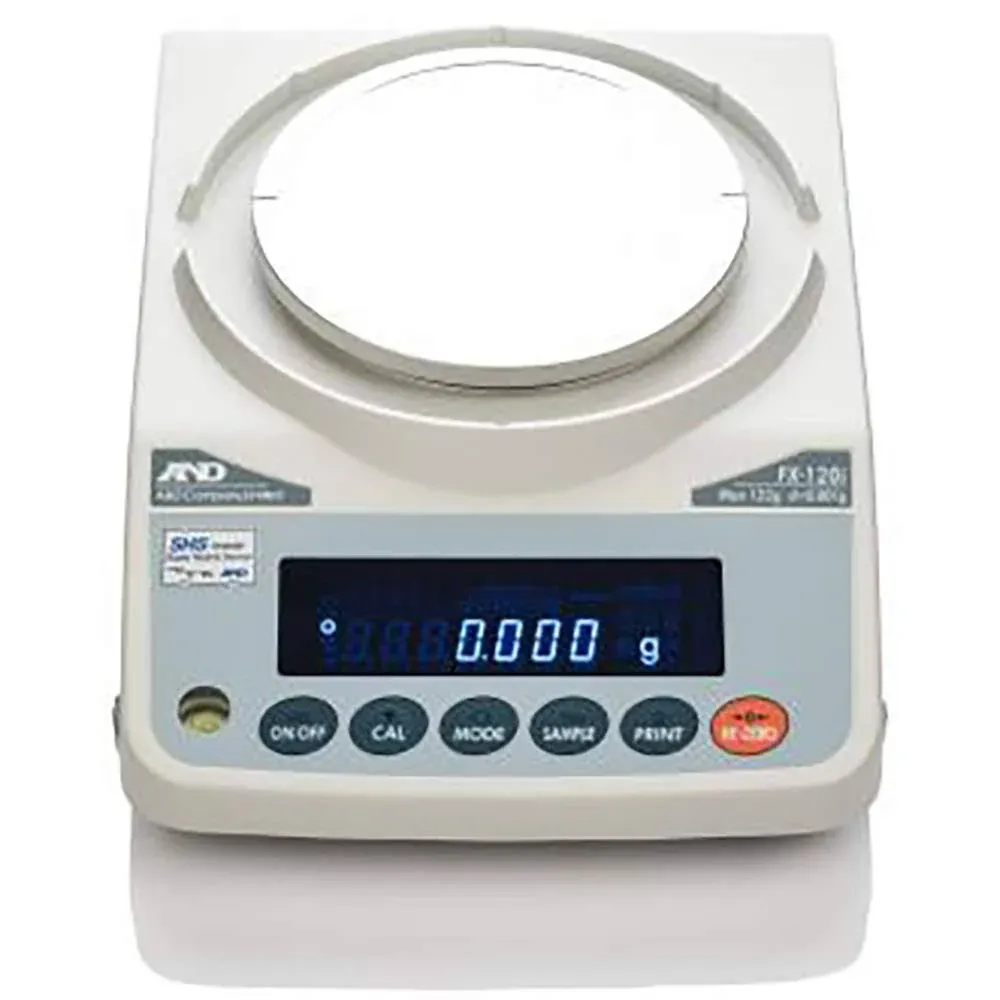 A&D FX-120i Precision Balance,Compact Scale 122 g X 0.001 g,Draft shield,RS232,5year warranty,NewA&D FX-120i Precision Balance,Compact Scale 122…