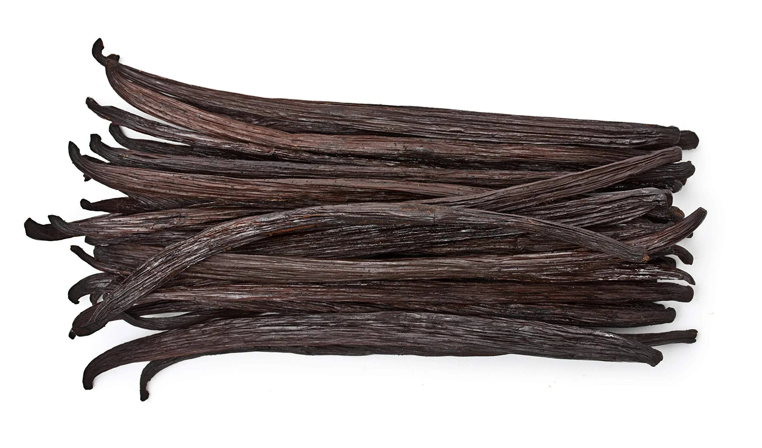 50 Vanilla Beans - Whole Gourmet Grade A Pods for Baking, Homemade Extract, Brewing, Coffee, Cooking - (Tahitian)