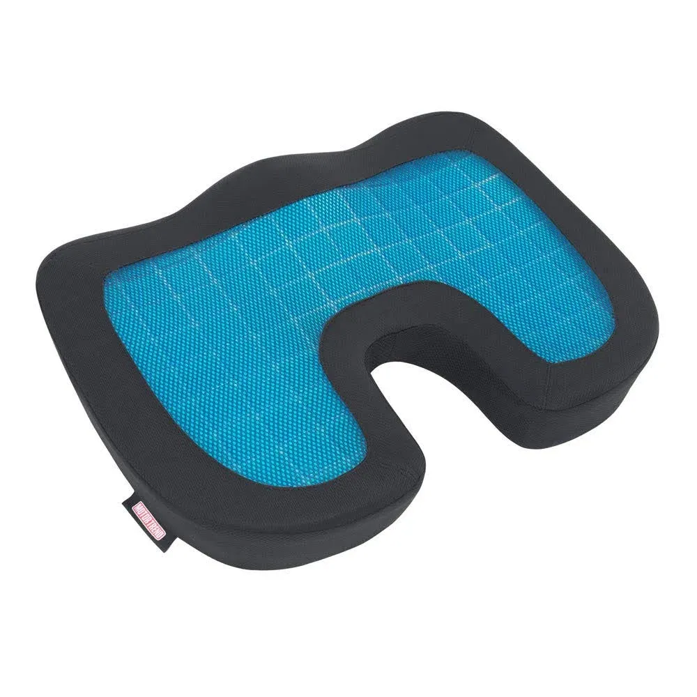 Motor Trend Cooling Car Seat Cushion with Memory Foam, Made with Orthopedic Gel ...