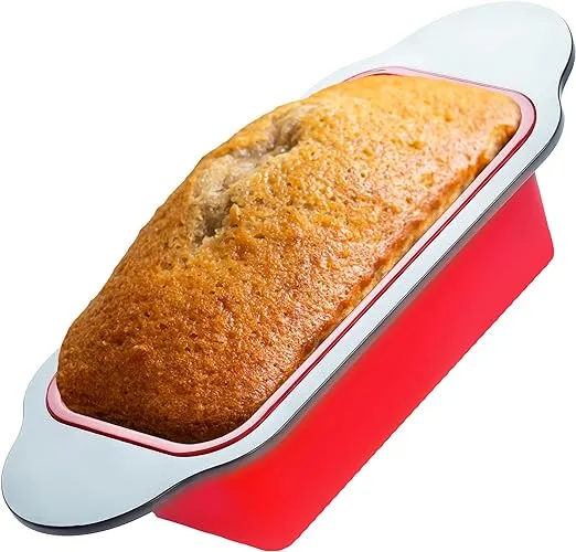 Gourmet Non-Stick Silicone Loaf Pan by Boxiki Kitchen. Professional Bakeware ...