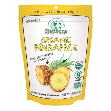 Natierra Organic Freeze Dried Pineapples