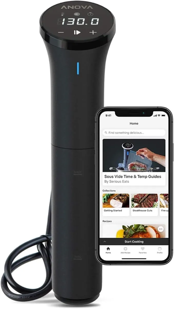 Anova Sous Vide Precision Cooker, Black