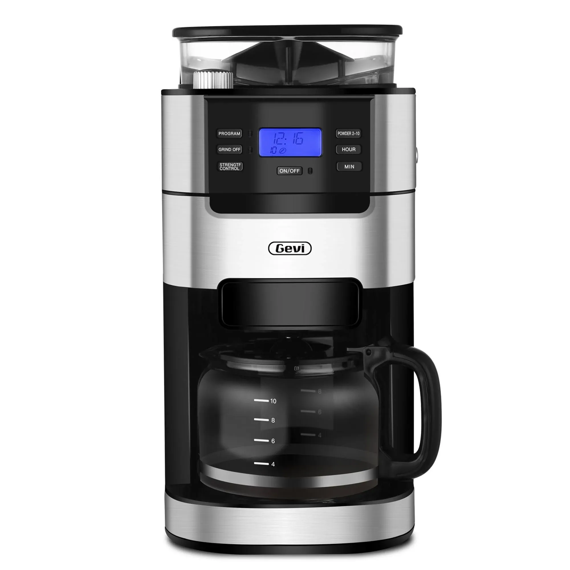 Gevi 10-Cup Programmable Grind & Brew Coffee Maker