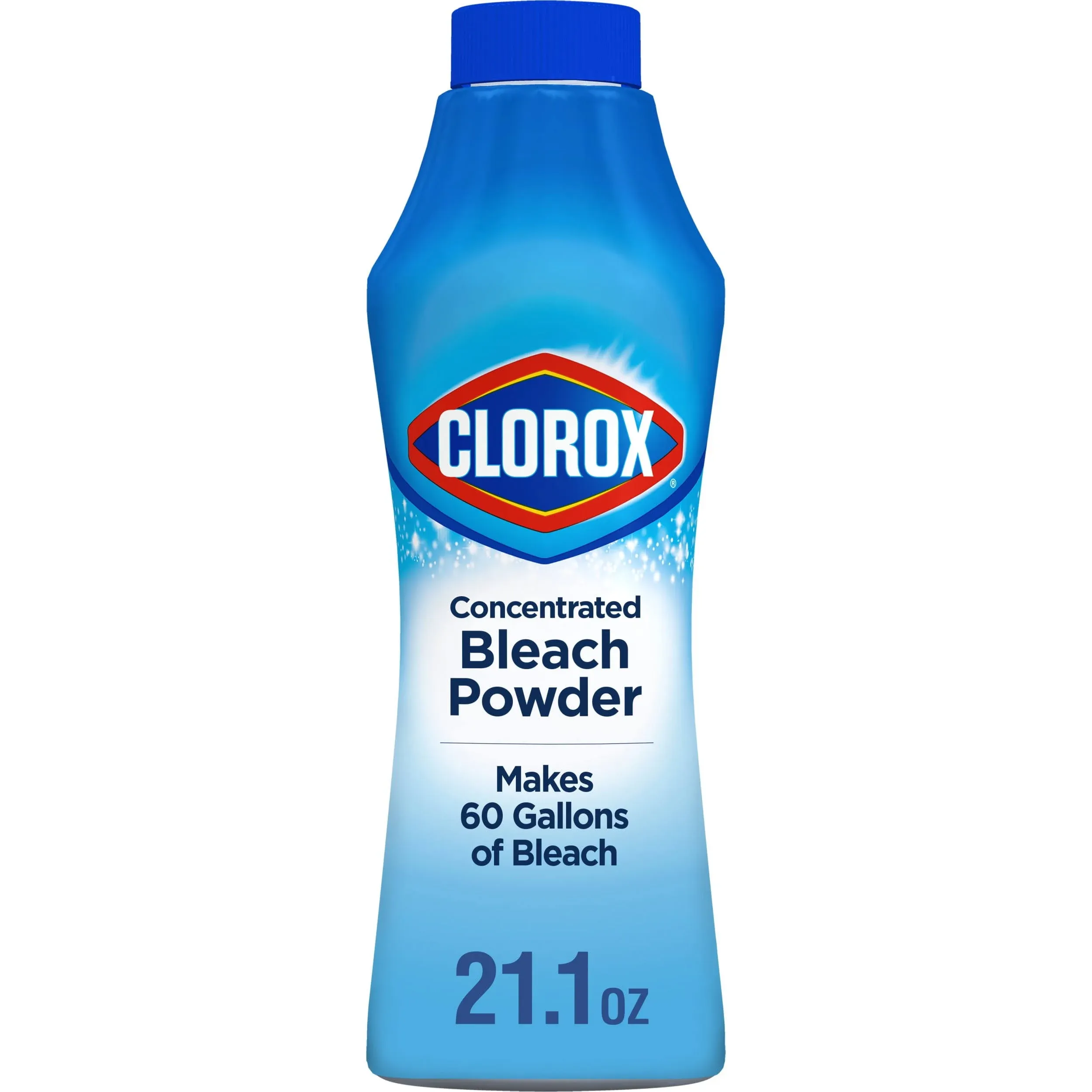 Clorox Bleach Powder, Zero Splash, Fast Dissolving Stain Removal Bleach Powder, Laundry Cleaner that Works on Counters, Floors & Toilets, Regular Scent, 21.1 Ounces - Package May Vary