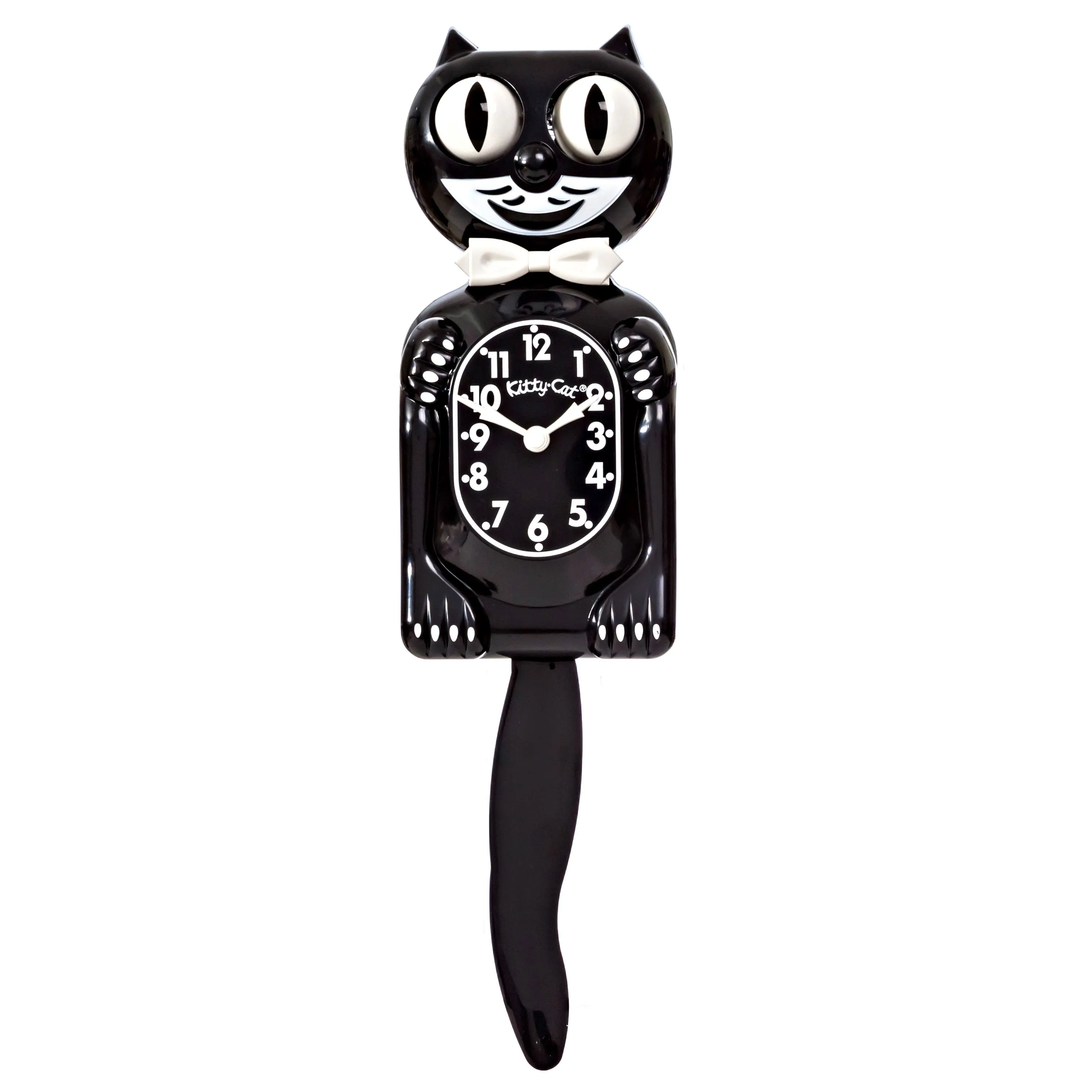 Classic Black Miss Kitty-Cat Klock