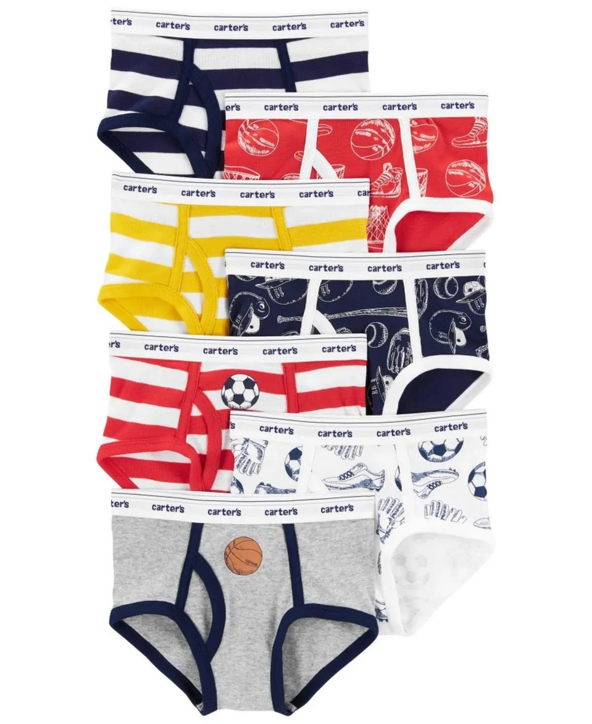 Carter's Little Boys' 7-Pack Cotton Briefs (Toddler/Kid)