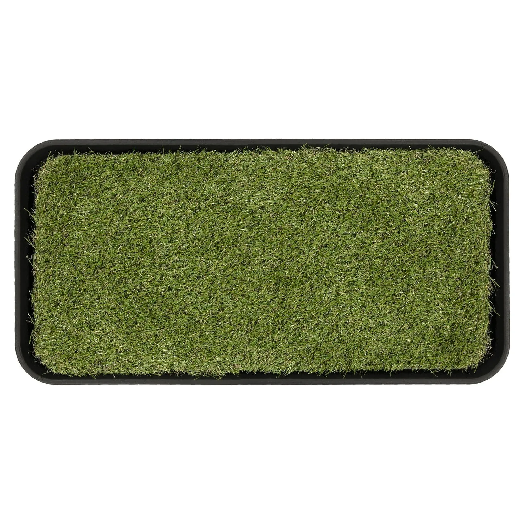 Artificial Grass Puppy Potty Training Pad with Tray, 15&#034; x 30&#034; Reusable Pee P...