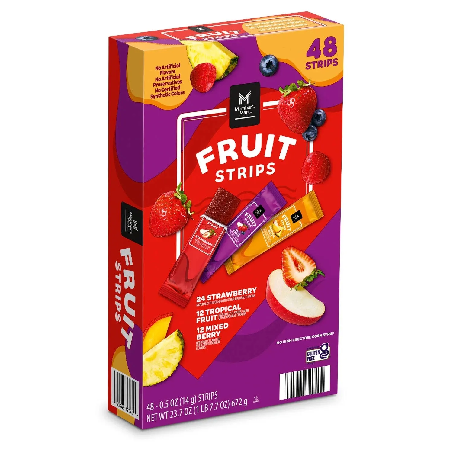 Member&#039;s Mark Fruit Strips (48 ct.)