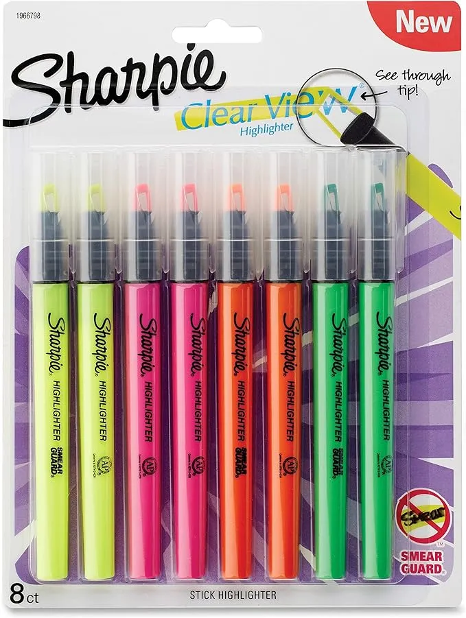 Clear View Highlighter Sharpie