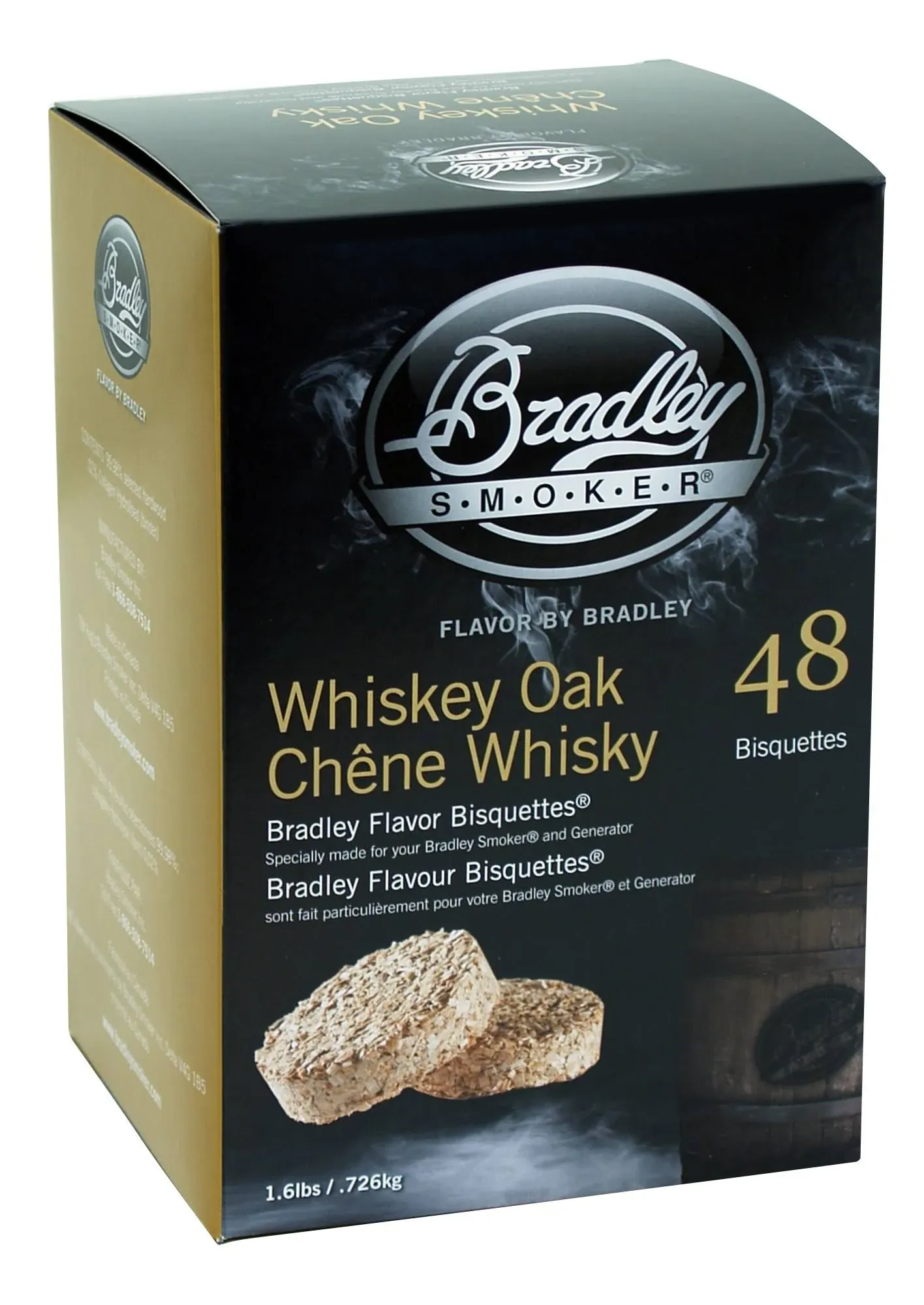 Bradley Smoker Bisquettes For Grilling and BBQ, Alder Special Blend, 48 Pack