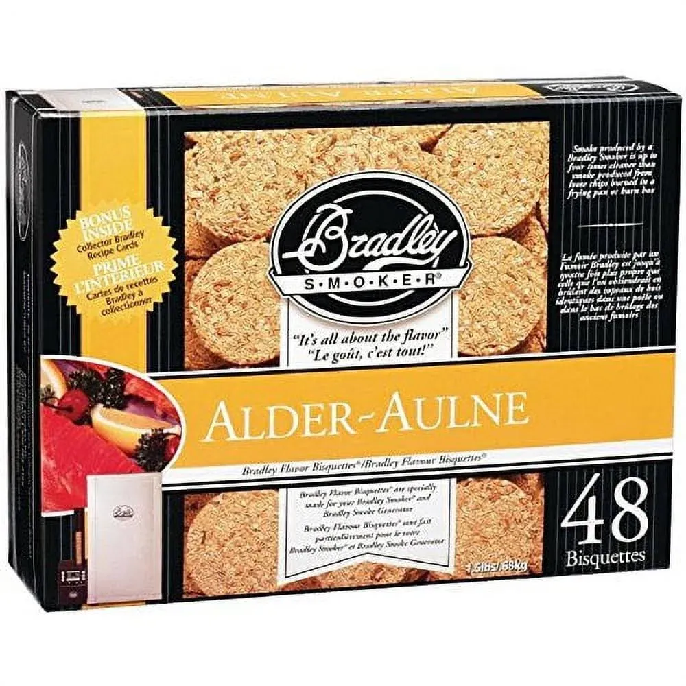 Bradley Smoker Alder Bisquettes (48 Pack)