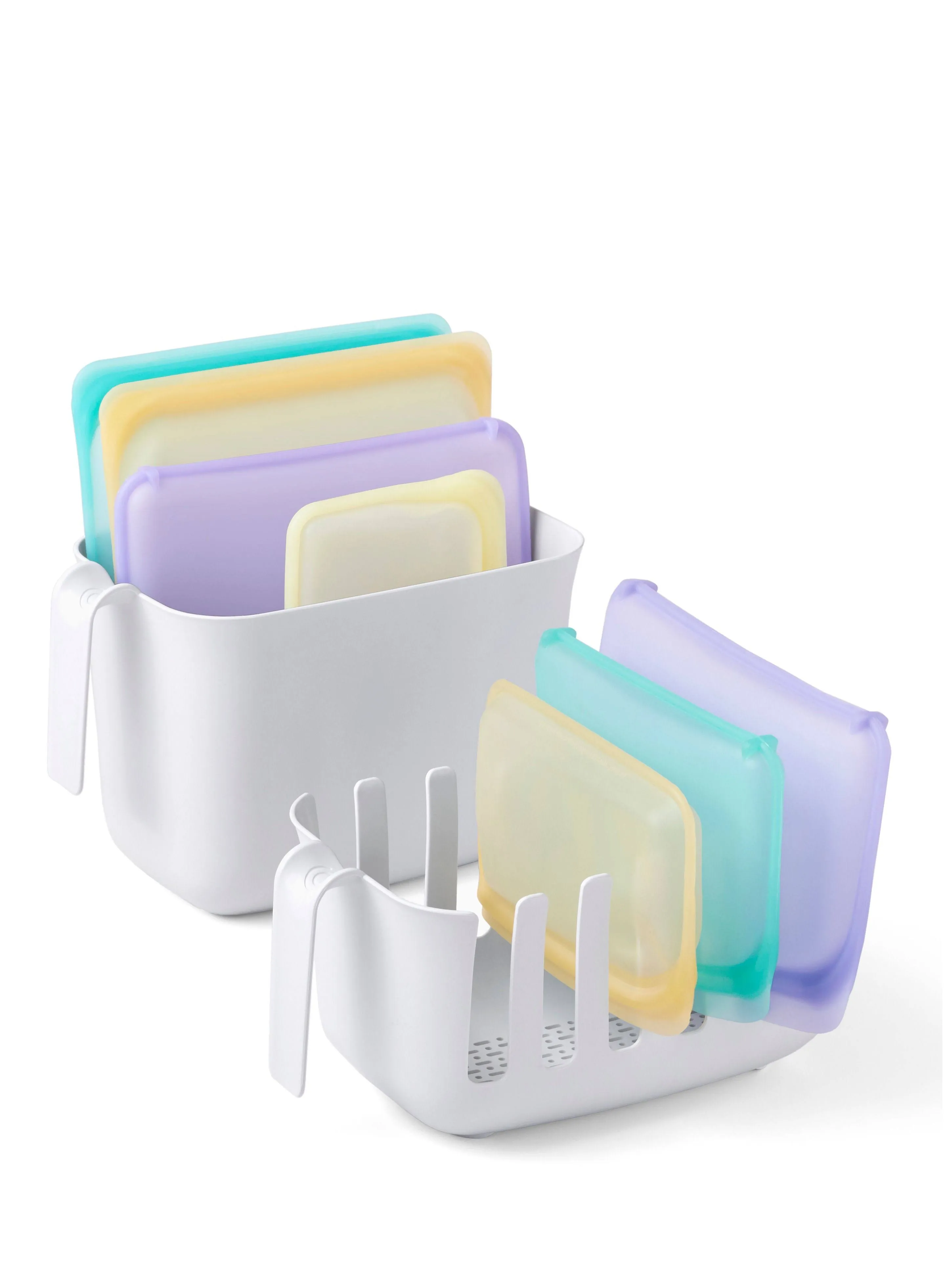 YouCopia Dry+Store Bag Drying Rack and Bin Set