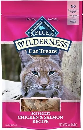 Blue Buffalo Cat Treats, Natural, Chicken & Salmon Recipe, Soft-Moist