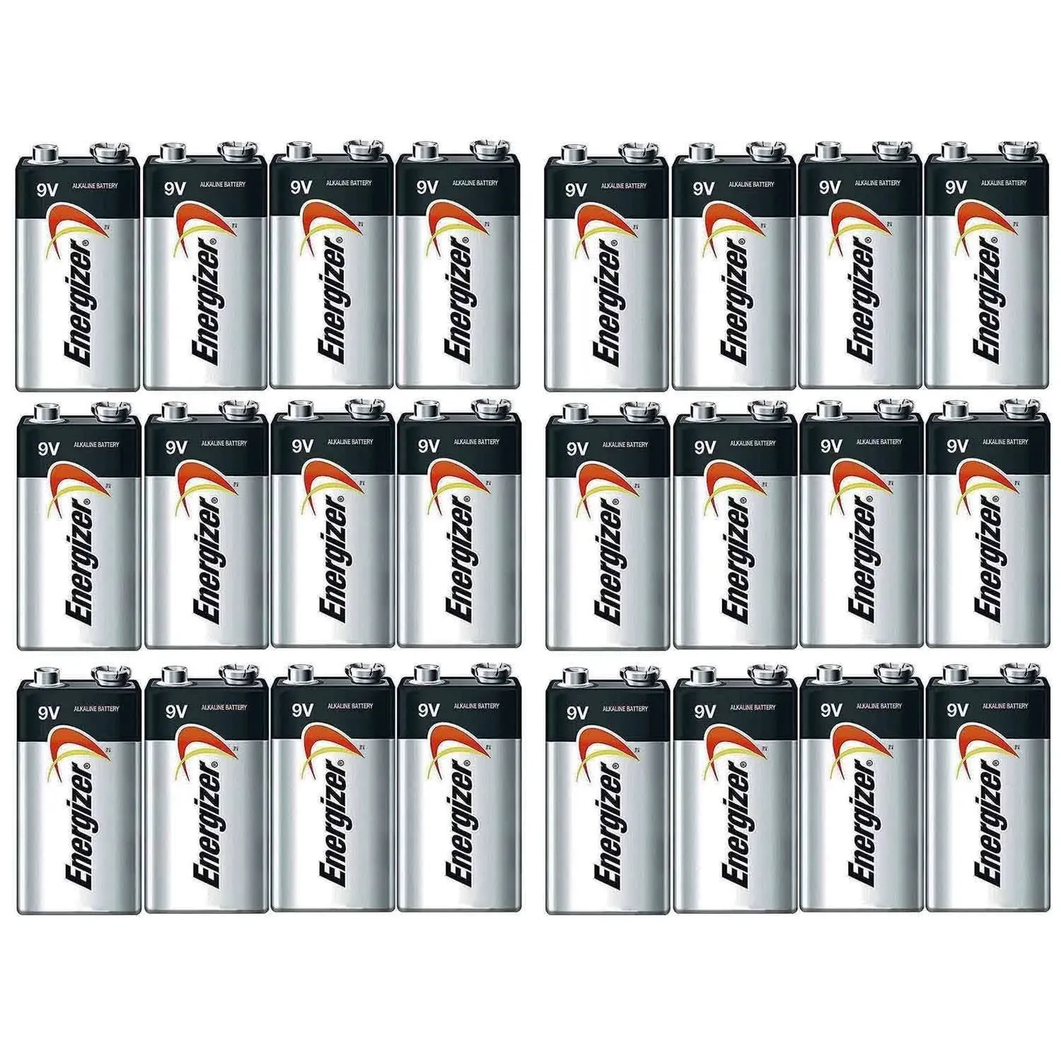 Energizer Max Alkaline 9 Volt, 24 Pack