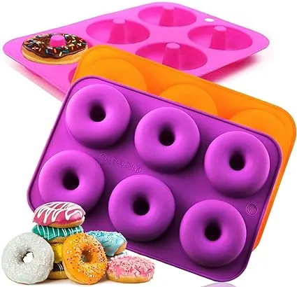 Silicone Donut Baking Pan, Non-Stick Donut Mold, Dishwasher, Oven, Microwave, by ...