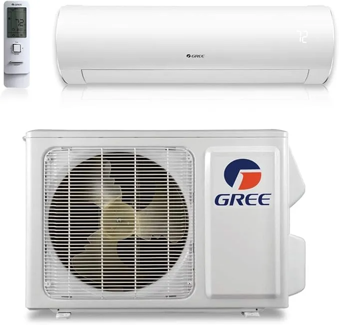 Gree SAP12HP230V1AH - 12,000 BTU 30.5 SEER Sapphire Wall Mount Ductless Mini Split Indoor Unit 208-230V, White