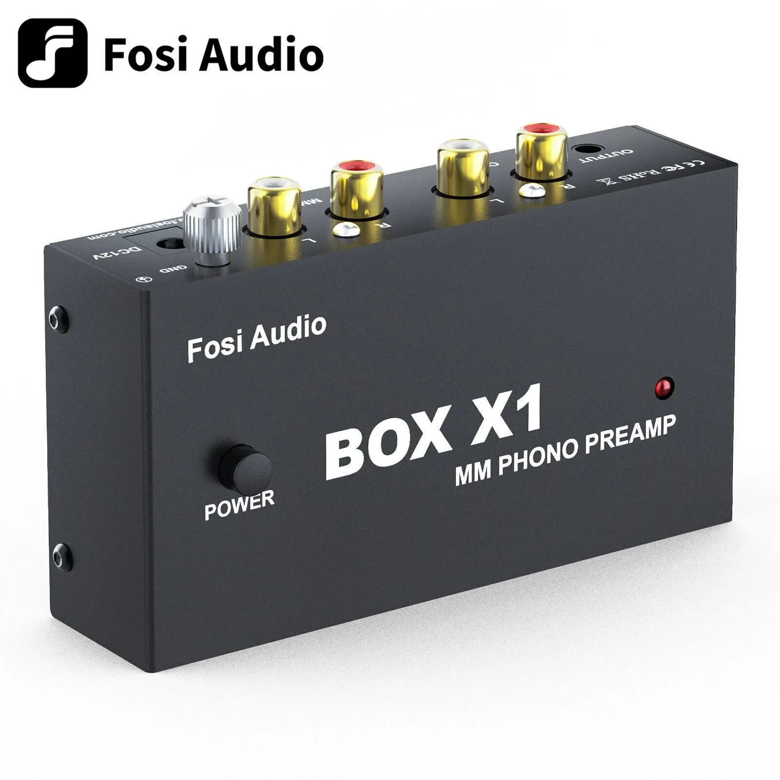 .Fosi O Box X1 Phono Preamp For mm Turntable Mini Stereo O Hi-Fi Phonograph. Fosi Audio. Black. Amplifiers & Pre-Amps. 4894890191636.