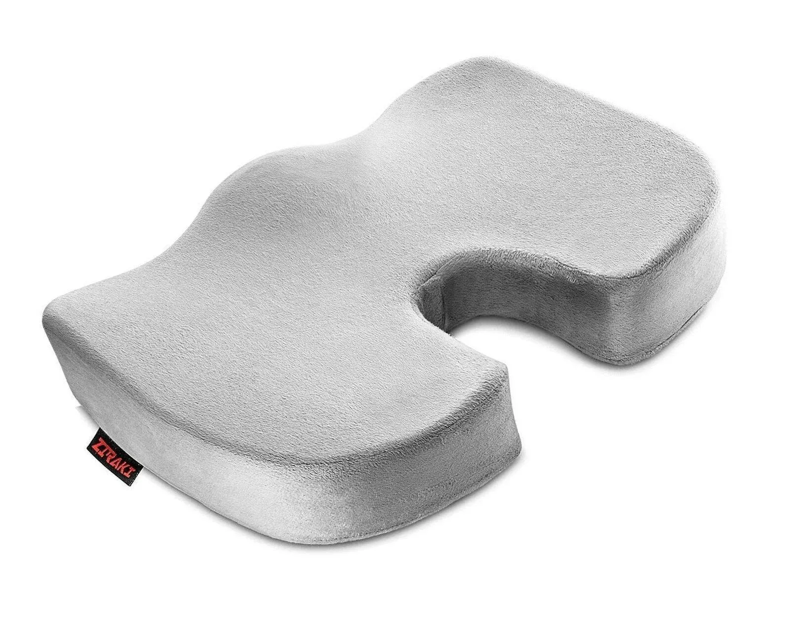 Chair Seat Cushion Pillow Orthopedic Memory Foam Back Relief Sciatica Pain