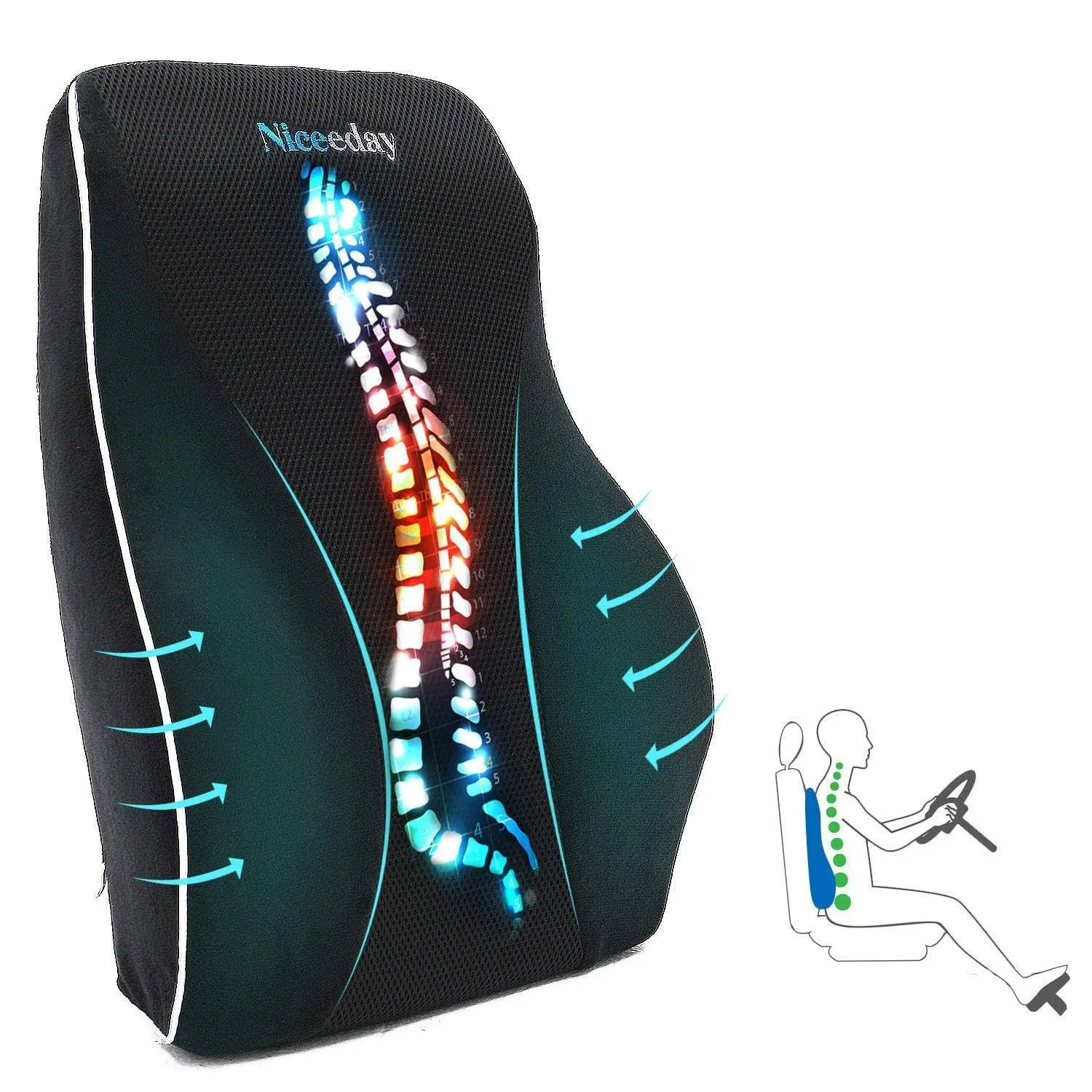 Niceeday Lumbar Support Pillow