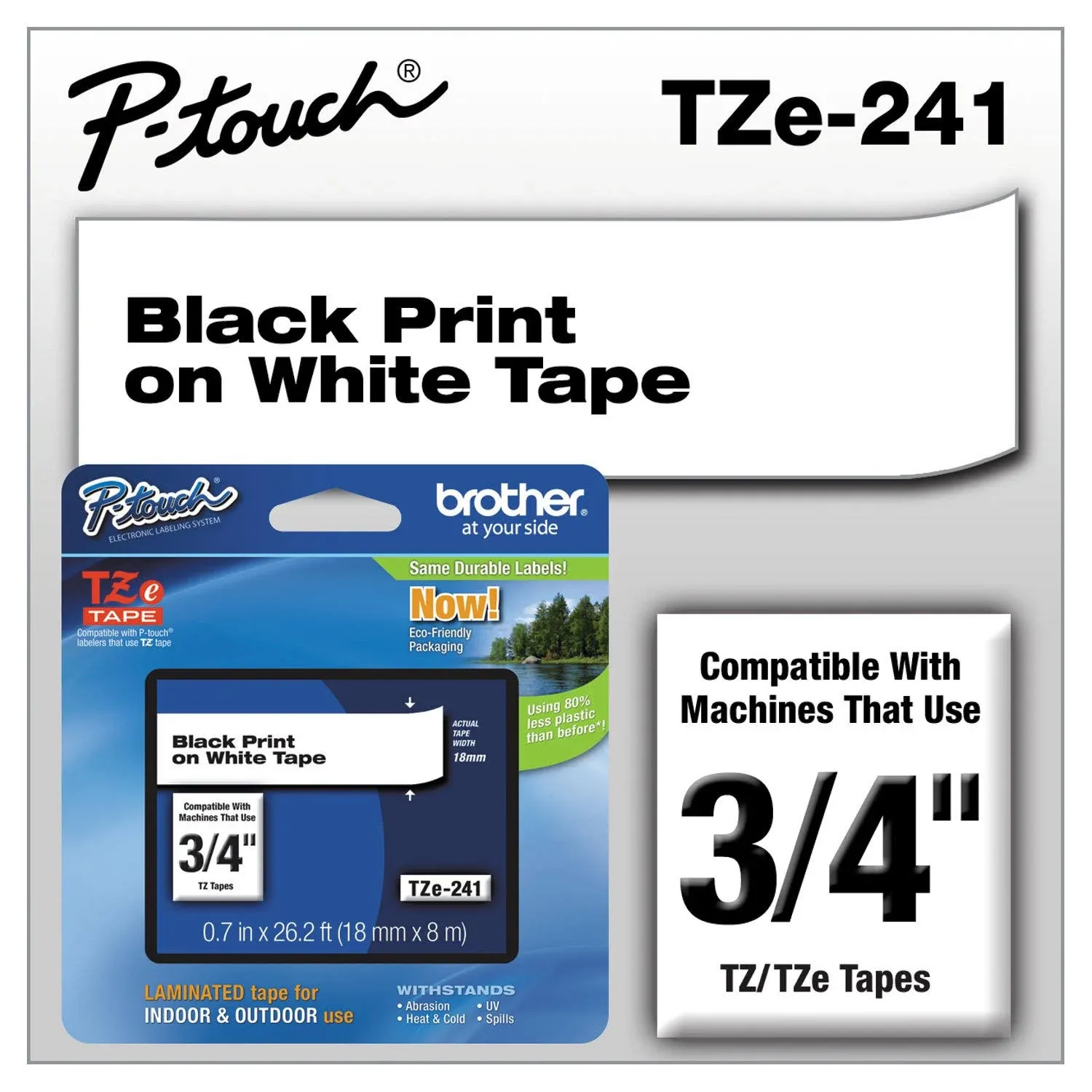 Brother TZe-241 P-Touch Tape