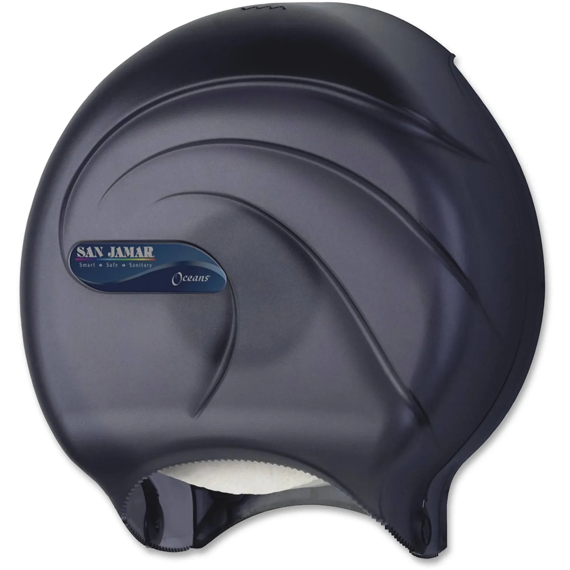 San Jamar Oceans Single Jbt Tissue Dispenser, Black Pearl