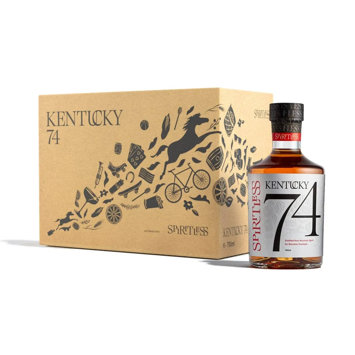 Spiritless Kentucky 74 Non Alcoholic Bourbon