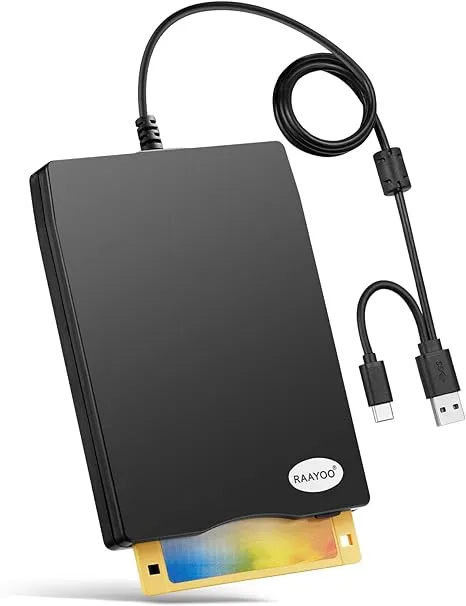 USB External Floppy Disk Drive, 3.5-inch Portable 1.44MB FDD Diskette Drive