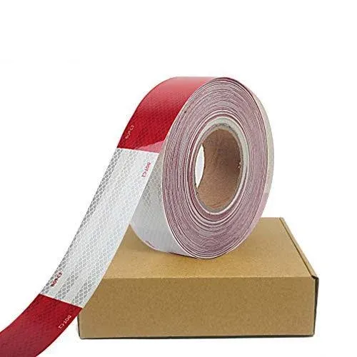 Reliancer Waterproof Reflective Safety Tape Roll 2"x150' Feet Long Yellow Black ...