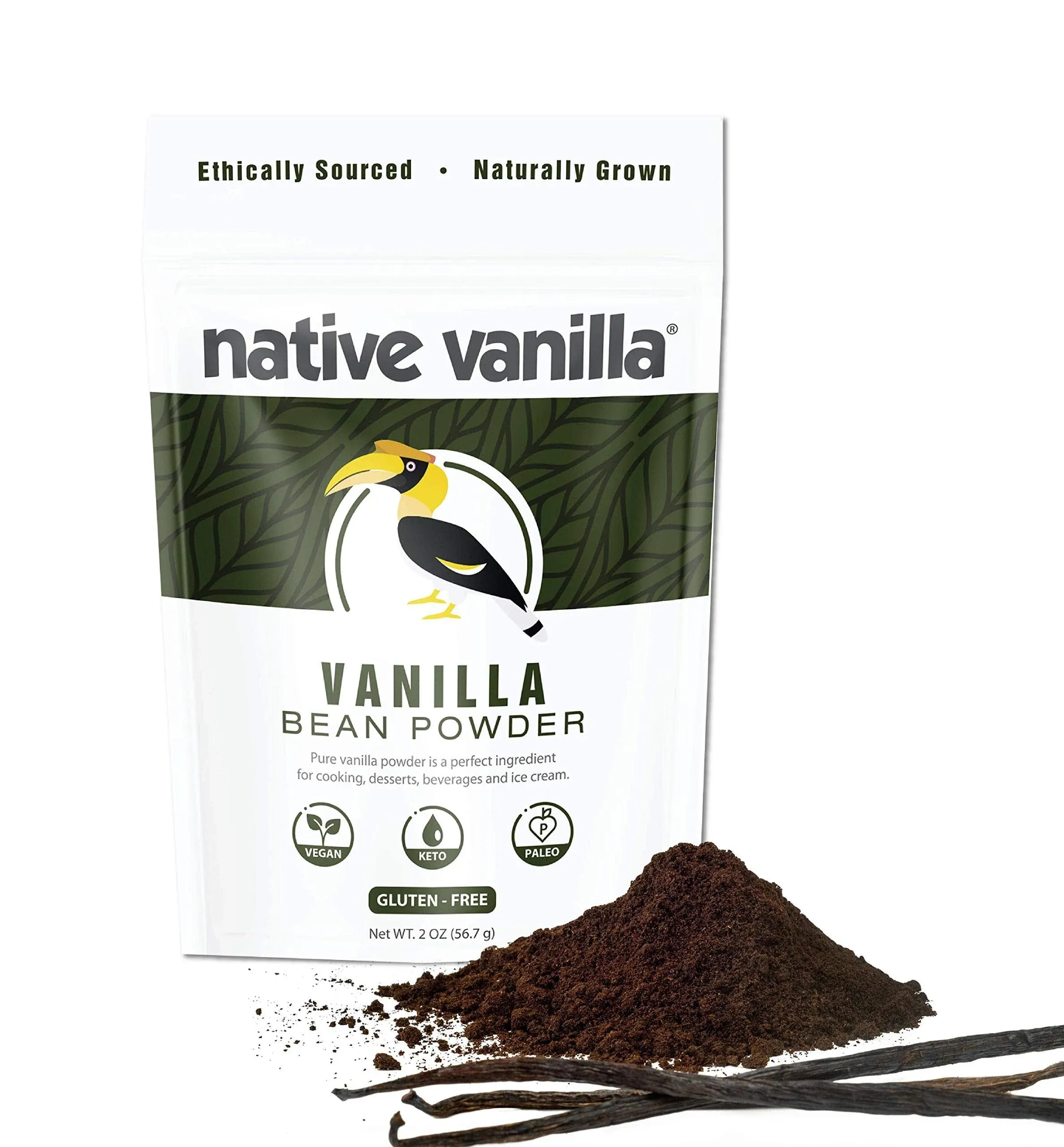 Native Vanilla Powder – Premium Gourmet 100% Pure Ground Vanilla