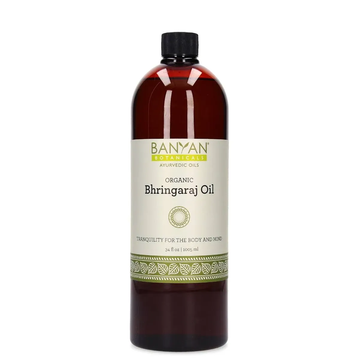 Banyan Botanicals Bhringaraj Oil - Certified Organic, 34 oz - Tranquility for the Body and Mind