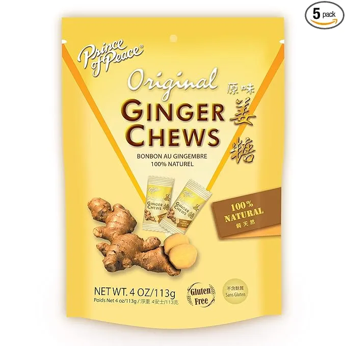 Gingerbon Ginger Sweets Honey & Lemon Candy X 3 حلوى الزنجبيل بالليمون