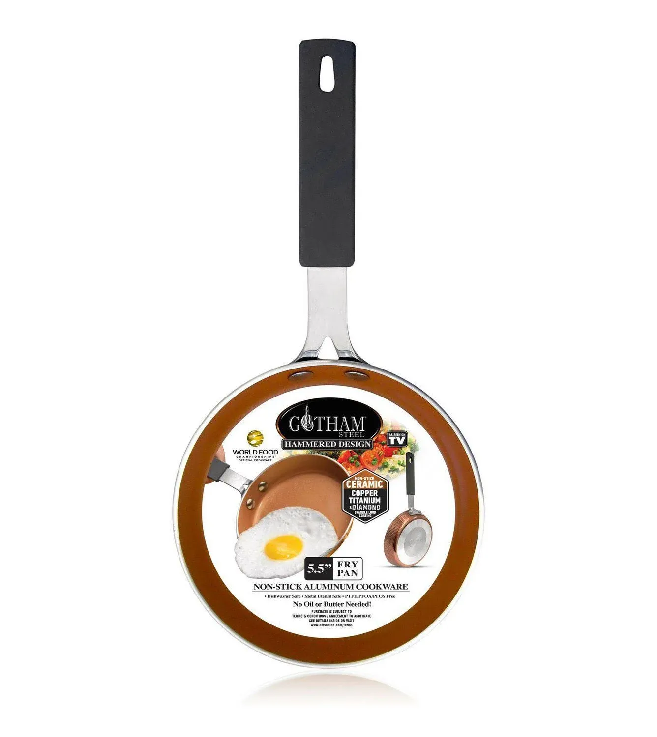 Gotham Steel Fry Pan, 5.5 Inch